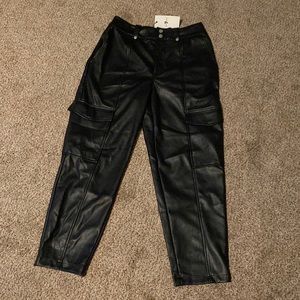 7 for All Mankind Leather Pants